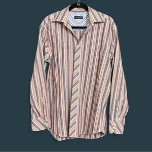Ted Baker London Multicolor Stripe Button Down Shirt – Size 15.5 / M